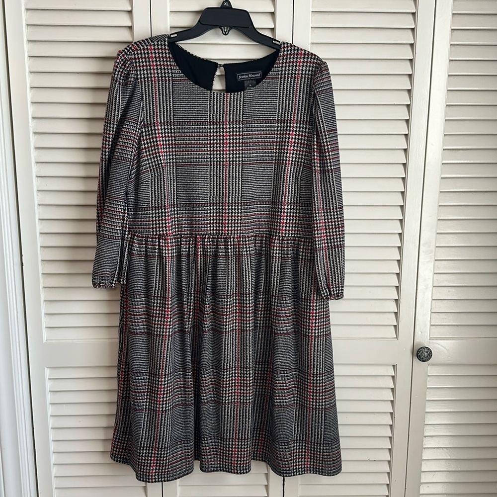 Jessica Howard Women's Empire Soft ¾ Sleeve Dress